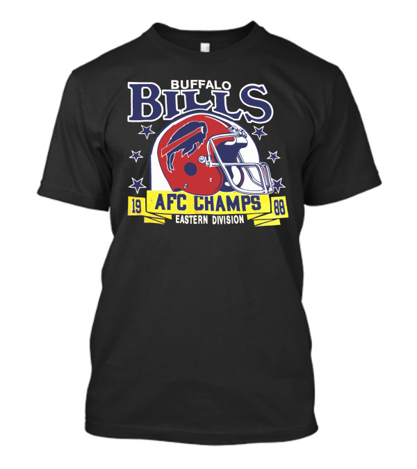 Buffalo Bills 1988 AFC Champs Eastern Division Vintage Helmet T-Shirt