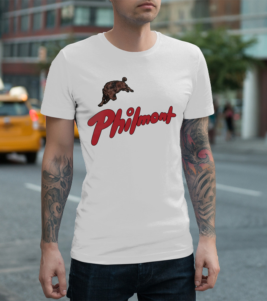 Philmont BSA Vintage Buffalo Icon in Red Script T-Shirt