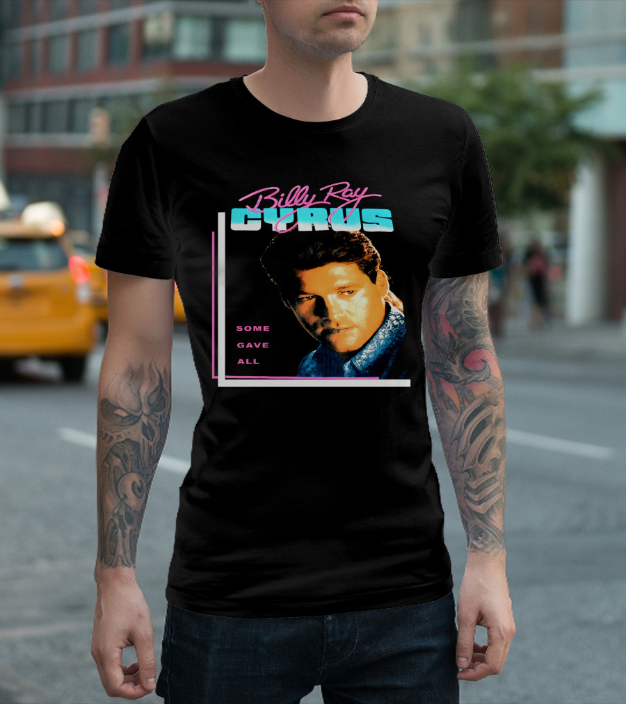 Billy Ray Cyrus Some Gave All 1992 T-Shirt