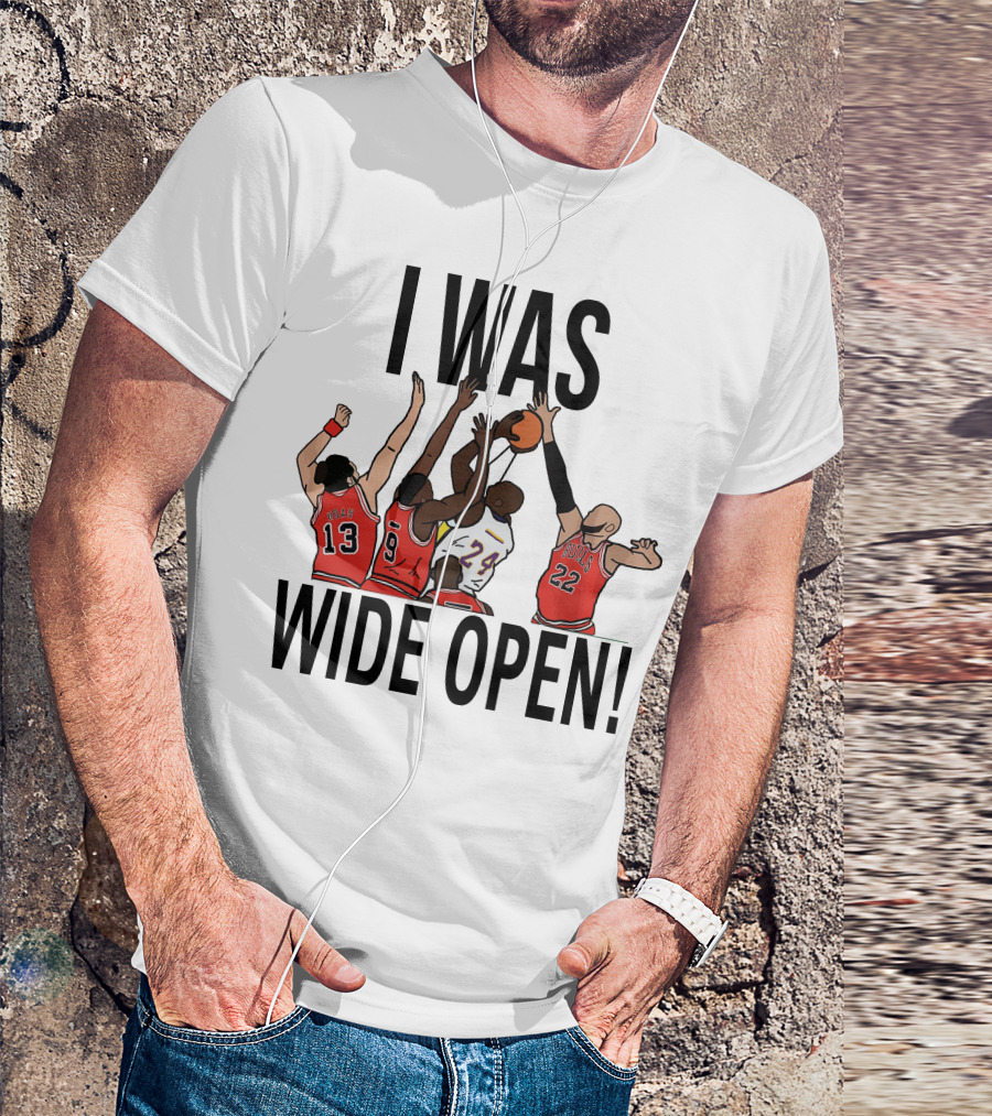 Kobe Bryant I Was Wide Open Basketball Bulls Lakers T-Shirt