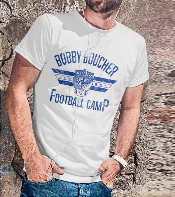 Bobby Boucher SCLSU Mud Dogs Football Camp Vintage Water Boy Movie T-Shirt