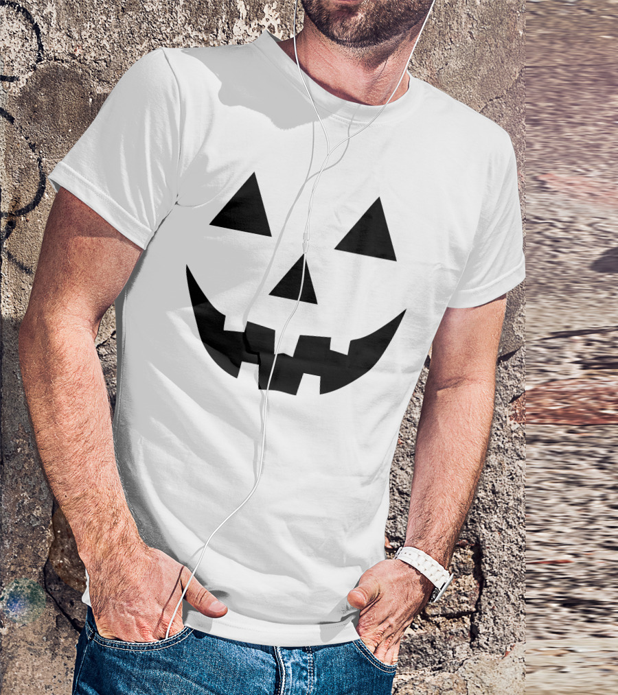 Jack O Lantern Face Pumpkin Halloween Scary Holiday T-Shirt