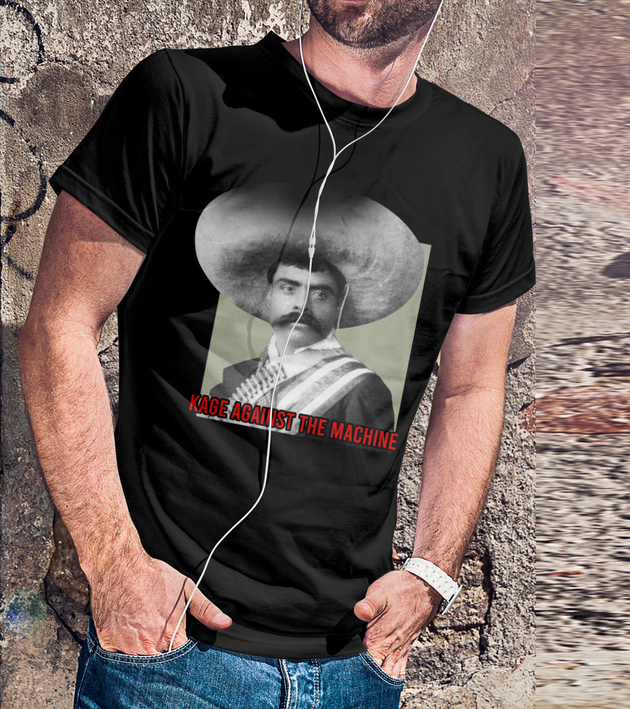 Kage Against The Machine Emiliano Zapata Giant Concert T-Shirt