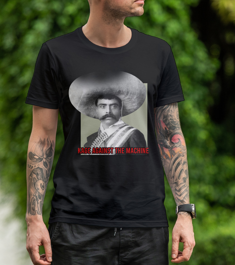 Kage Against The Machine Emiliano Zapata Giant Concert T-Shirt