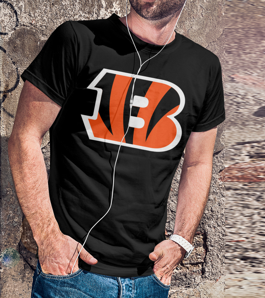 Cincinnati Bengals NFL Football Team Logo Tigers T-Shirt