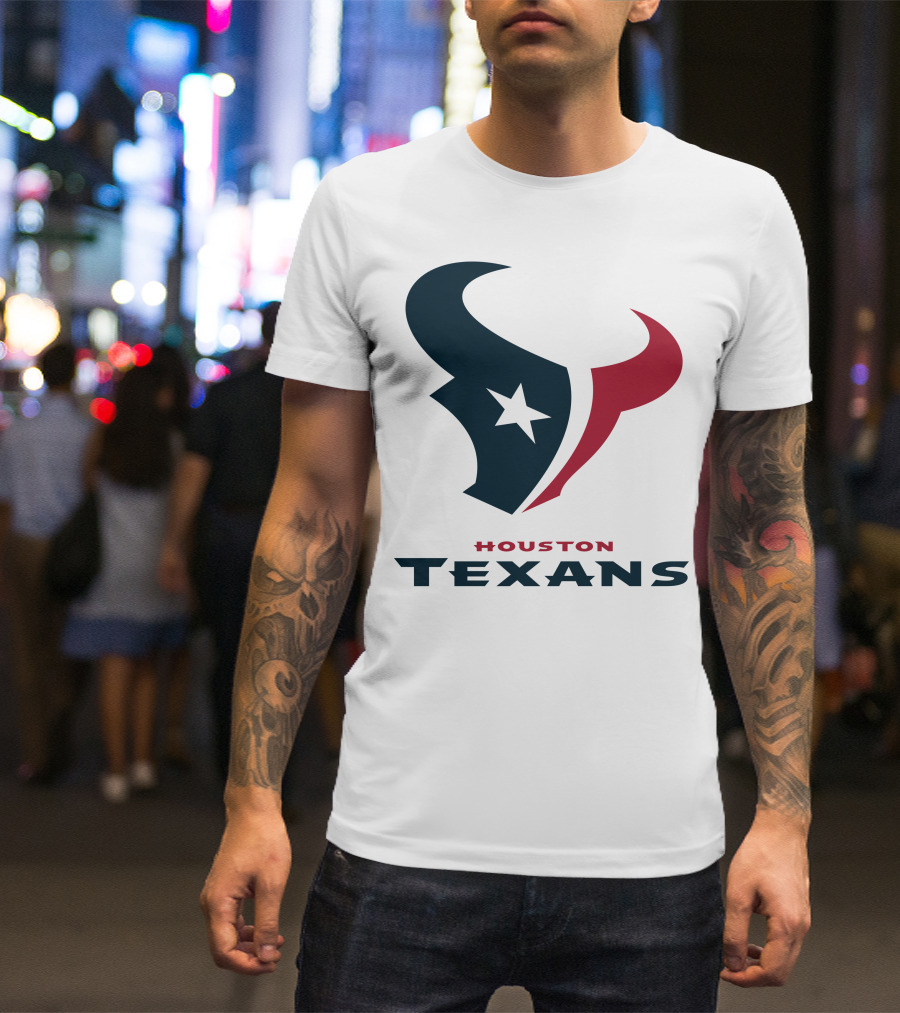 Houston Texans Team Logo For Football Fans T-Shirt