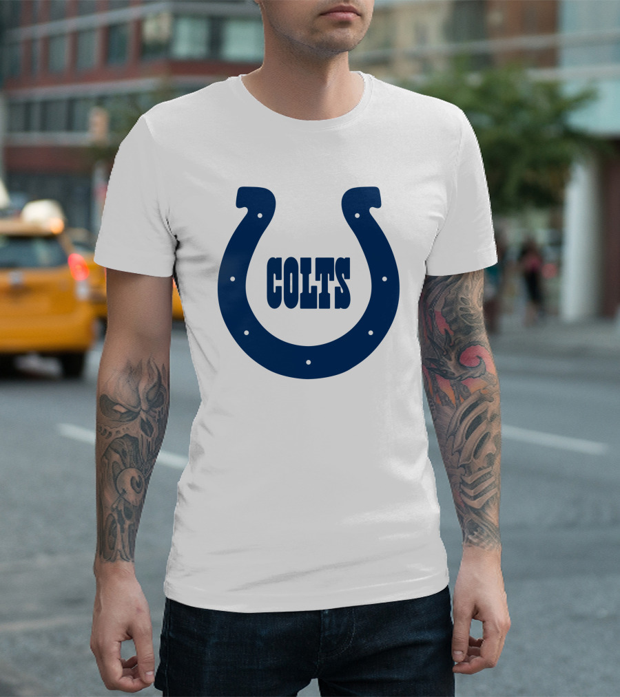 Indianapolis Colts Colts Horseshoe Logo Football Team T-Shirt