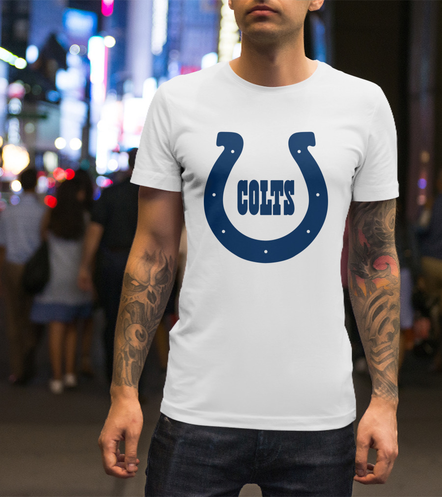 Indianapolis Colts Colts Horseshoe Logo Football Team T-Shirt