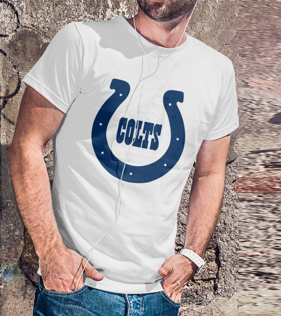 Indianapolis Colts Colts Horseshoe Logo Football Team T-Shirt
