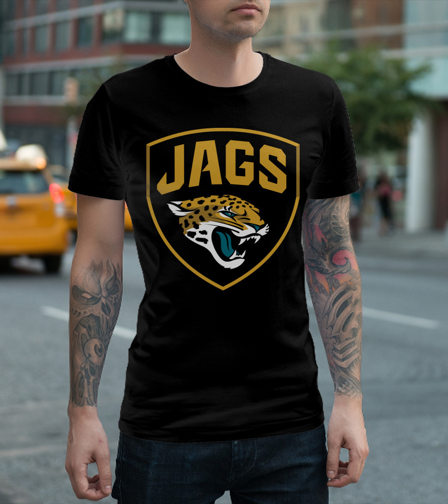 Jags Jacksonville Jaguars Logo Football Team T-Shirt