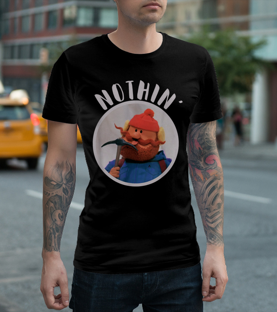 Christmas Special Nothin' Cornelius Of The Yukon Pickaxe Red Beanie T-Shirt