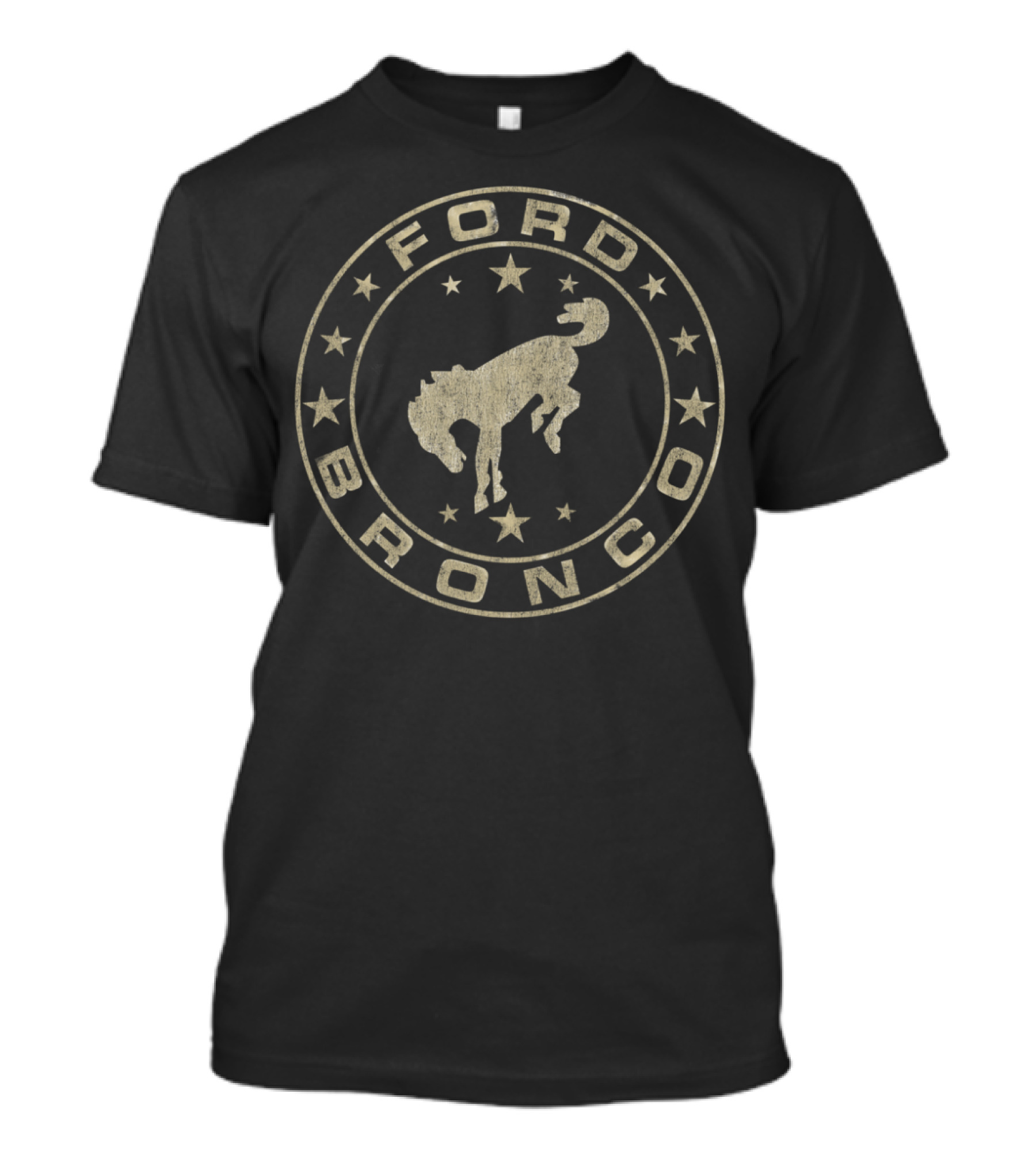 Ford Bronco Vintage Circle Star Bronco T-Shirt
