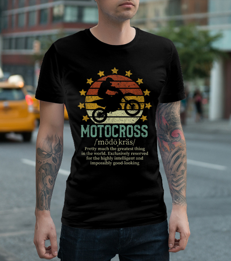 Motocross Pretty Much the Greatest Thing in the World Vintage Dirtbike Rider T-Shirt