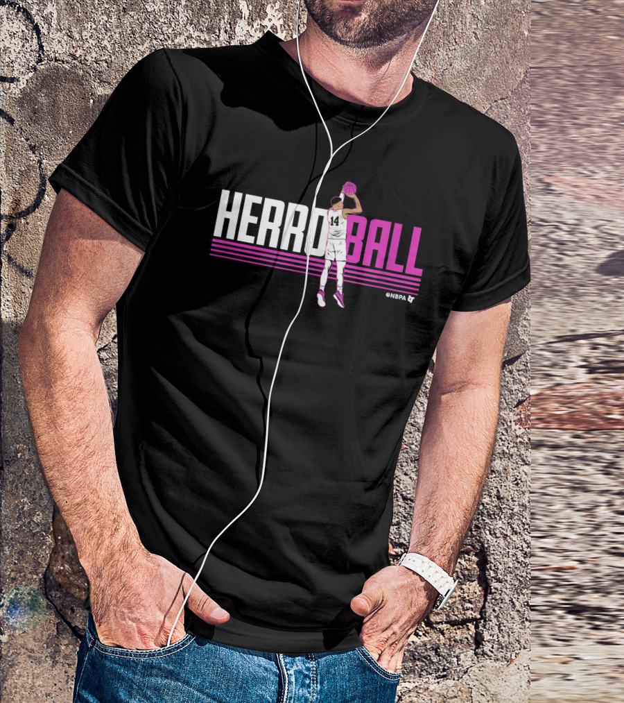 HERRO BALL Officially Licensed Tyler Herro NBPA T-Shirt