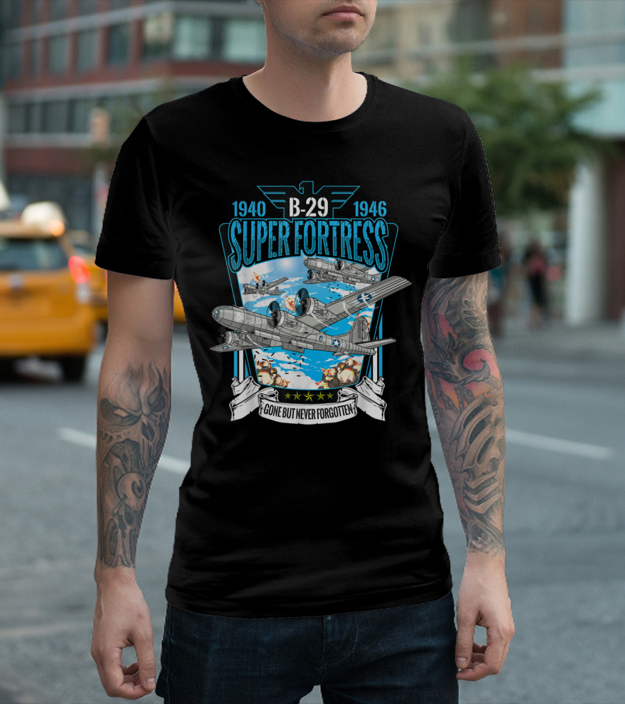 1940-1946 B-29 Superfortress Bomber Gone But Never Forgotten T-Shirt