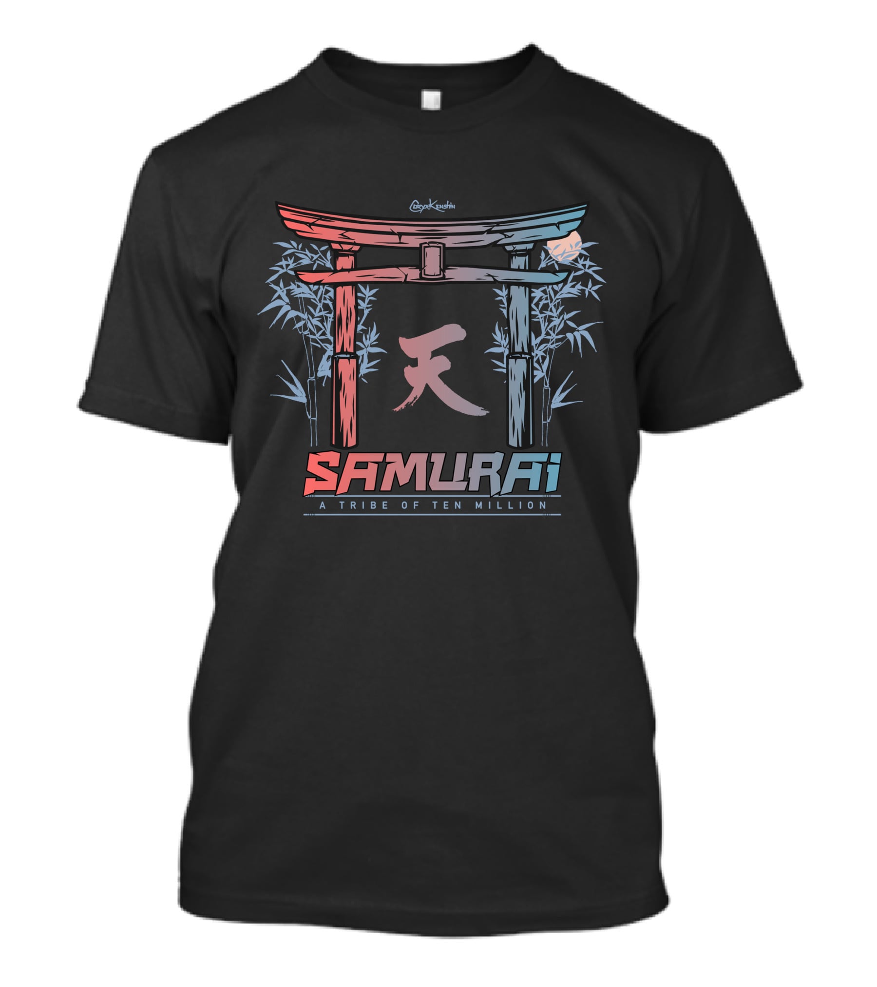 CoryxKenshin Samurai A Tribe Of Ten Million T-Shirt