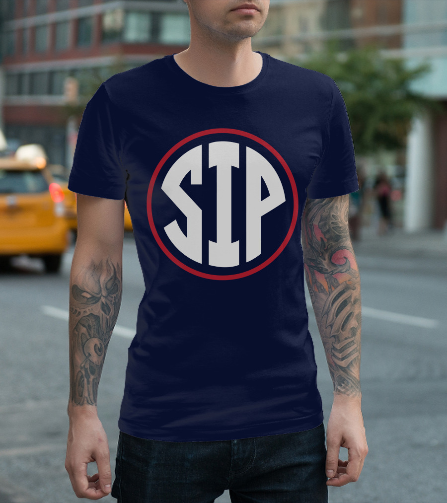 Ole Miss SIP Circle SEC-Inspired T-Shirt