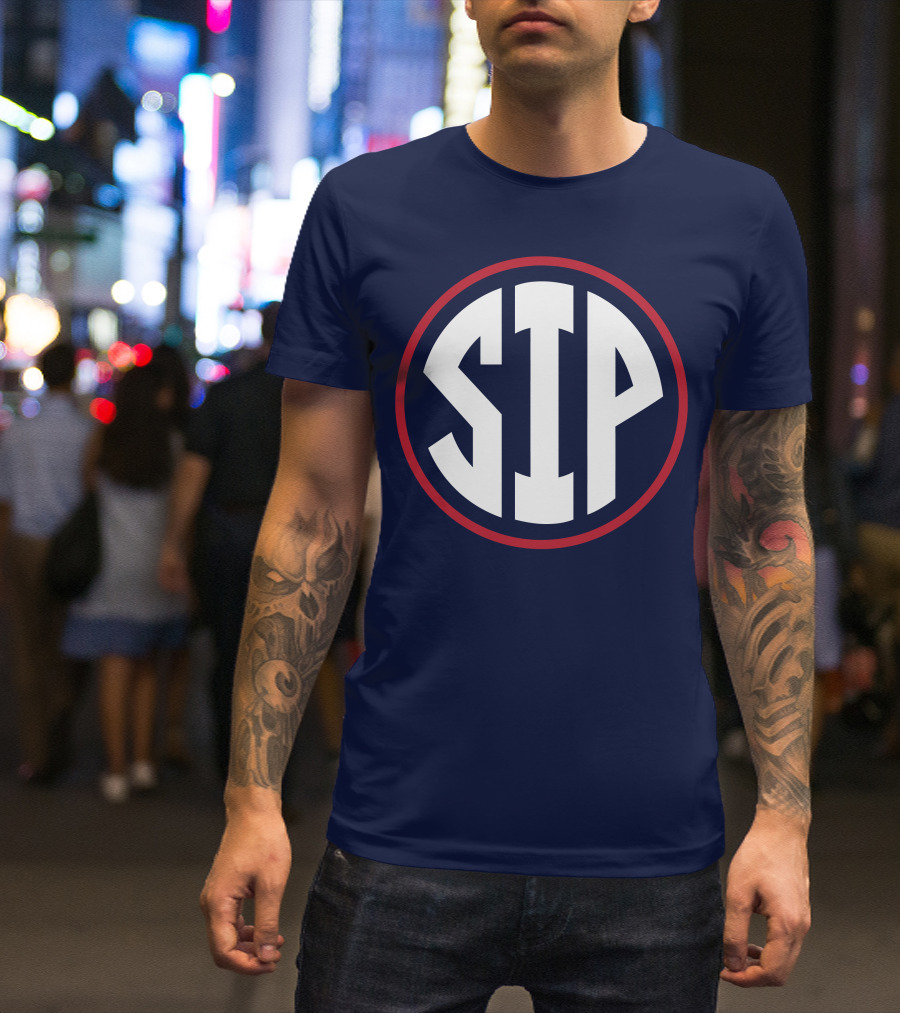 Ole Miss SIP Circle SEC-Inspired T-Shirt