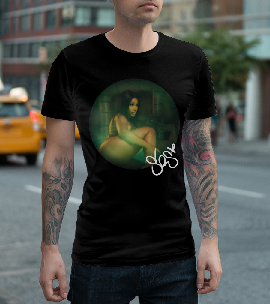 SZA SOS Rounded Dark T-Shirt