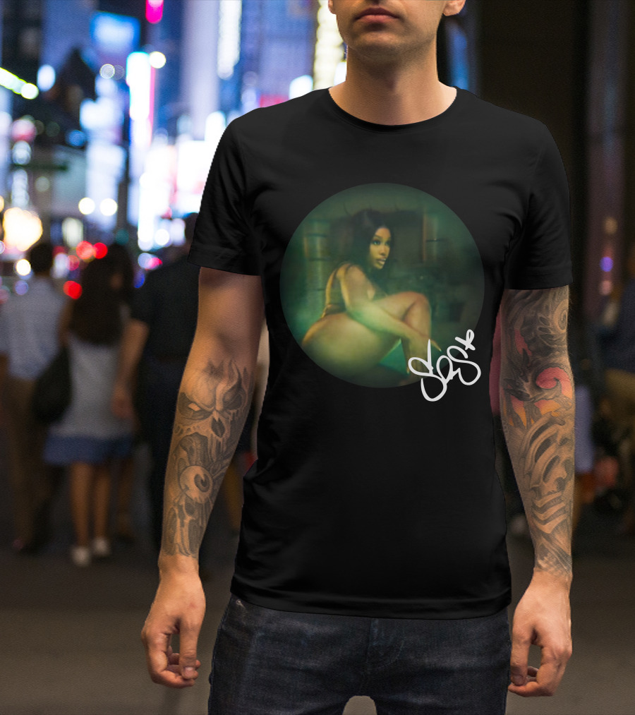 SZA SOS Rounded Dark T-Shirt