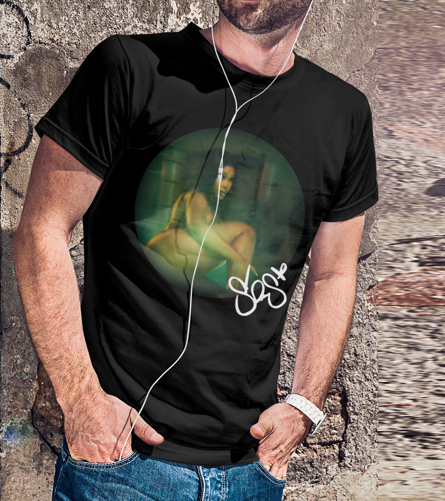 SZA SOS Rounded Dark T-Shirt