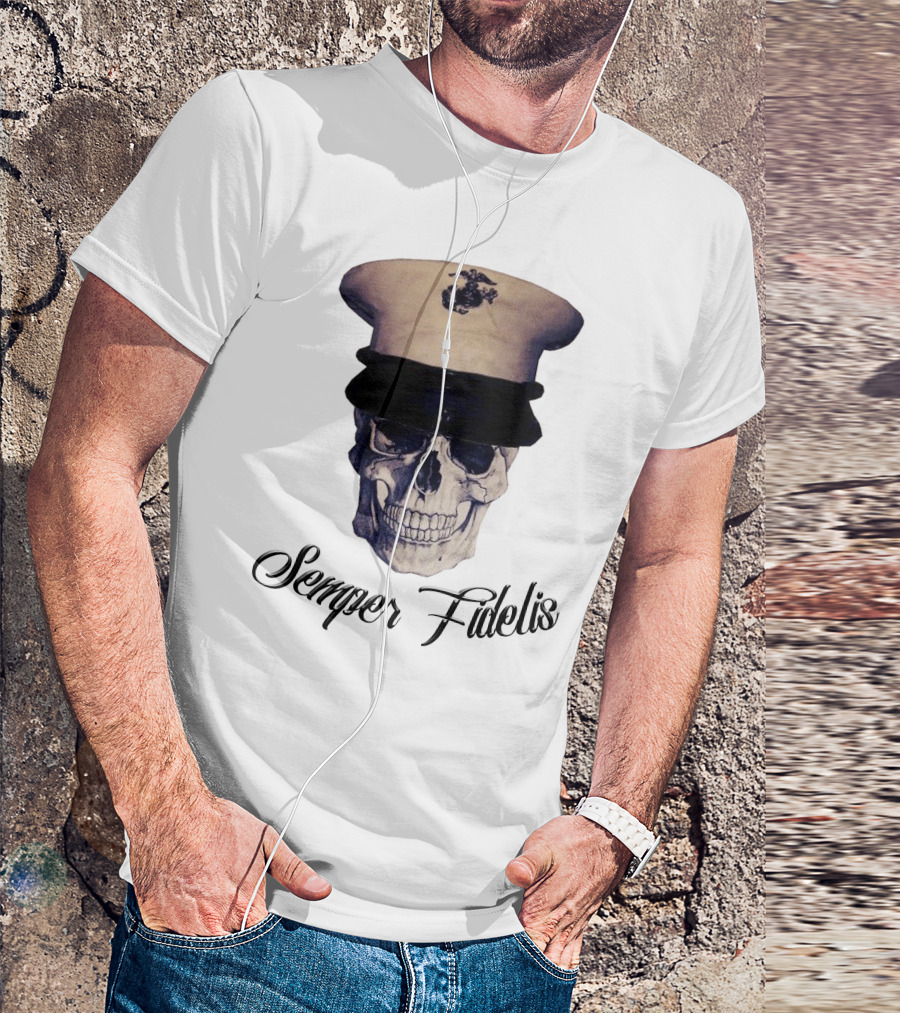 Semper Fidelis Skull Marine Corps T-Shirt