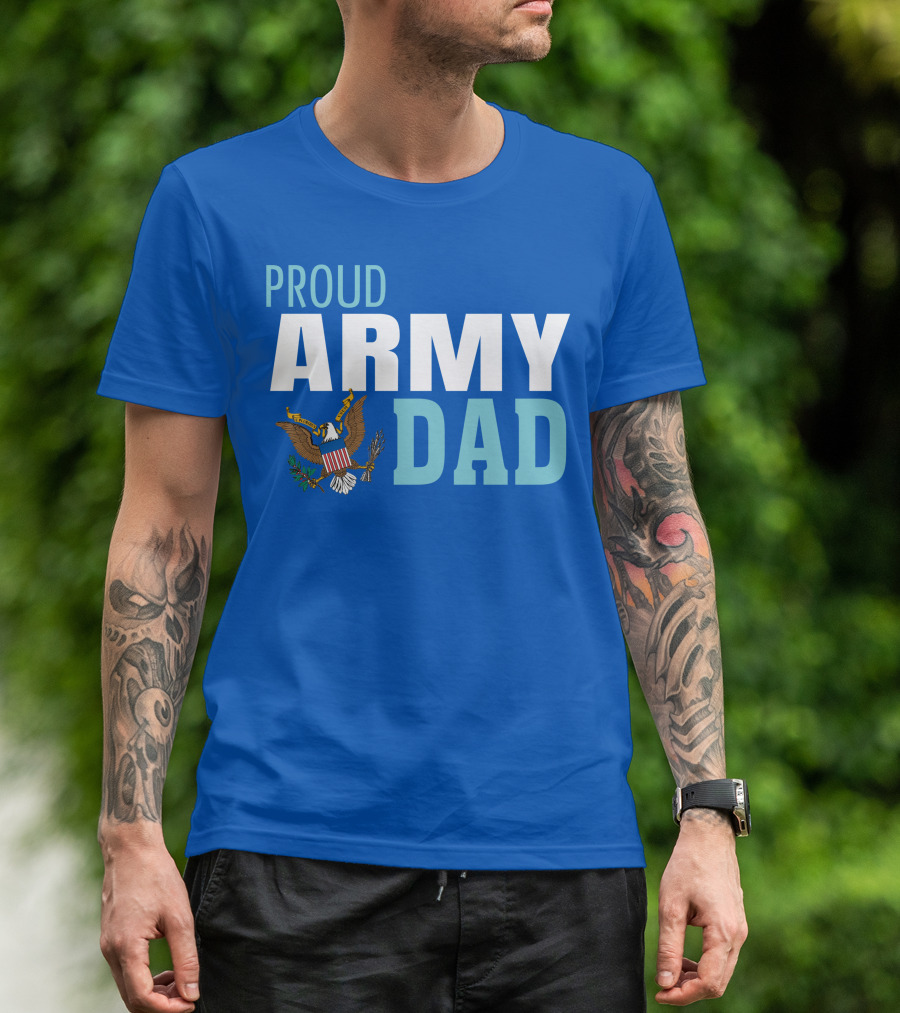Proud Army Dad Eagle T-Shirt