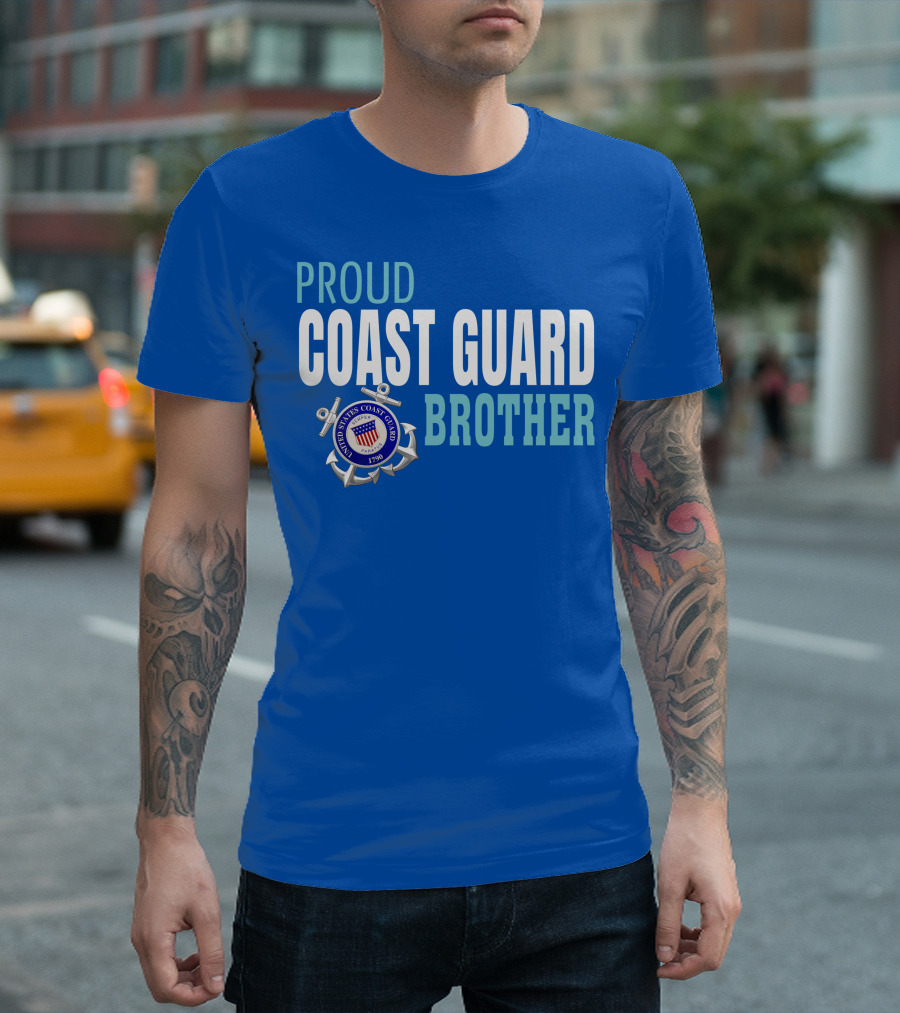 Proud Coast Guard Brother United States Coast Guard 1790 T-Shirt