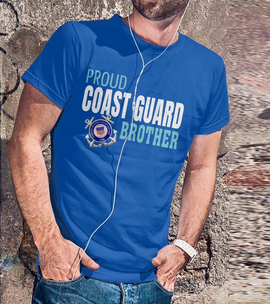 Proud Coast Guard Brother United States Coast Guard 1790 T-Shirt