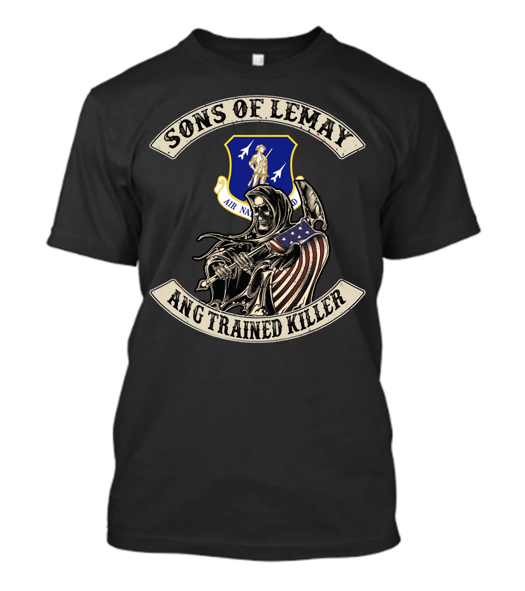 Sons Of Lemay Ang Trained Killer Air National Guard T-Shirt