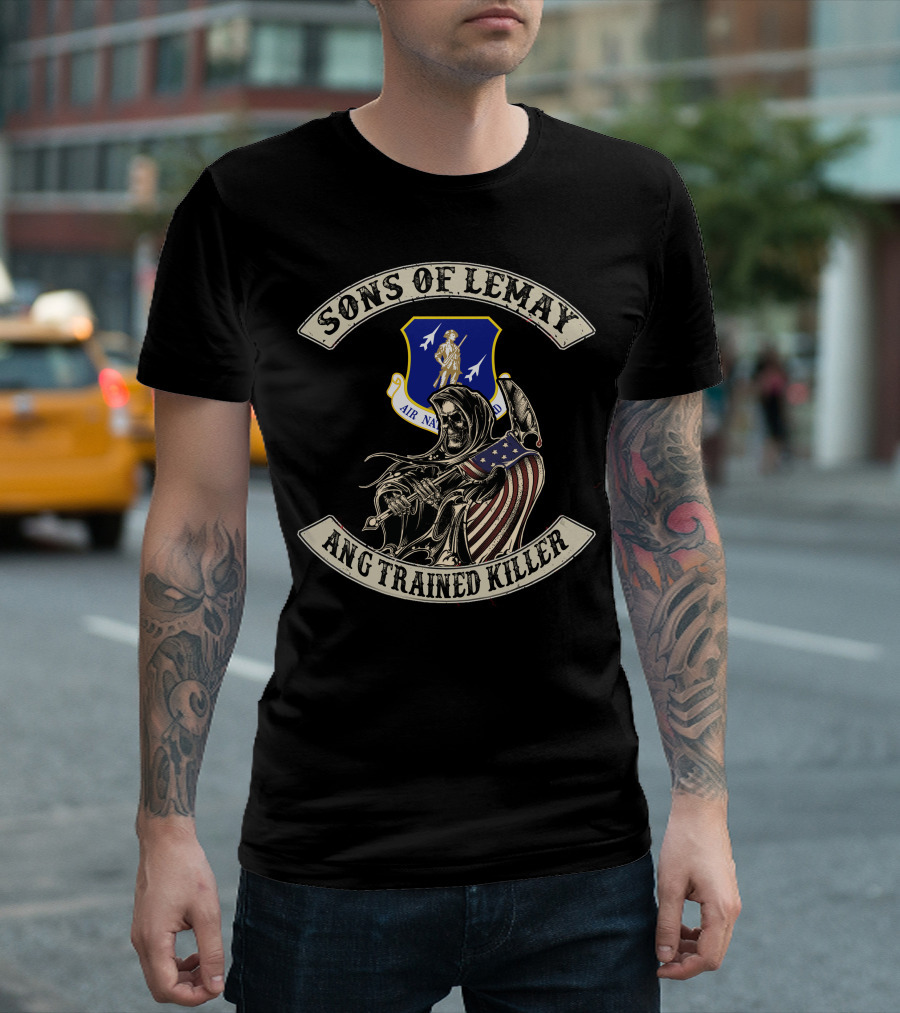 Sons Of Lemay Ang Trained Killer Air National Guard T-Shirt