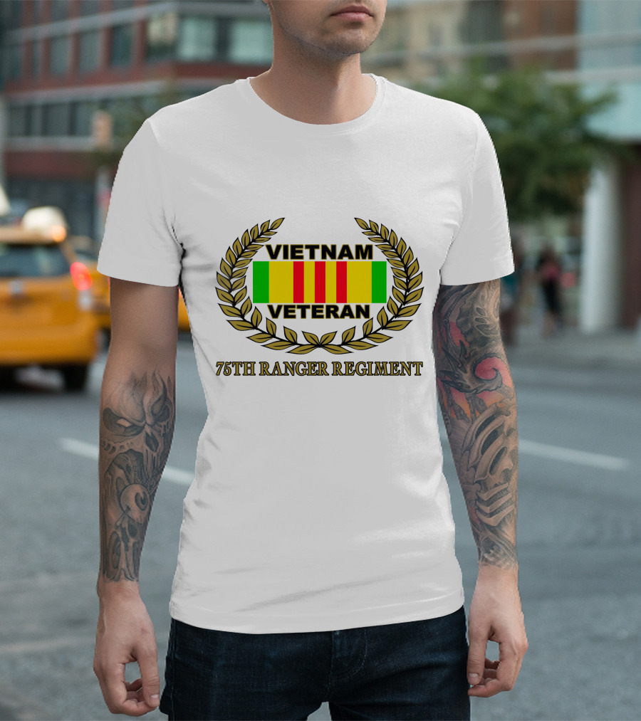 Vietnam Veteran 75Th Ranger Regiment T-Shirt