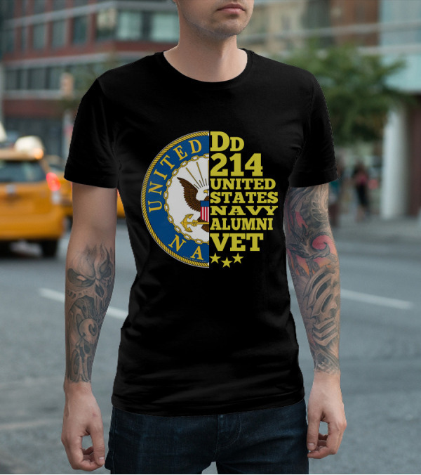 Dd 214 United States Navy Alumni Vet T-Shirt