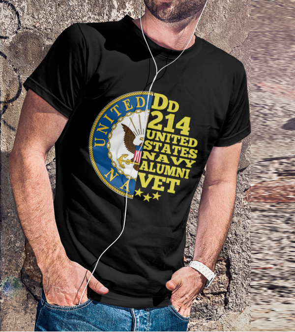 Dd 214 United States Navy Alumni Vet T-Shirt