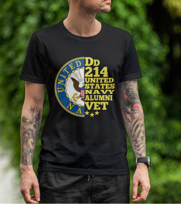 Dd 214 United States Navy Alumni Vet T-Shirt