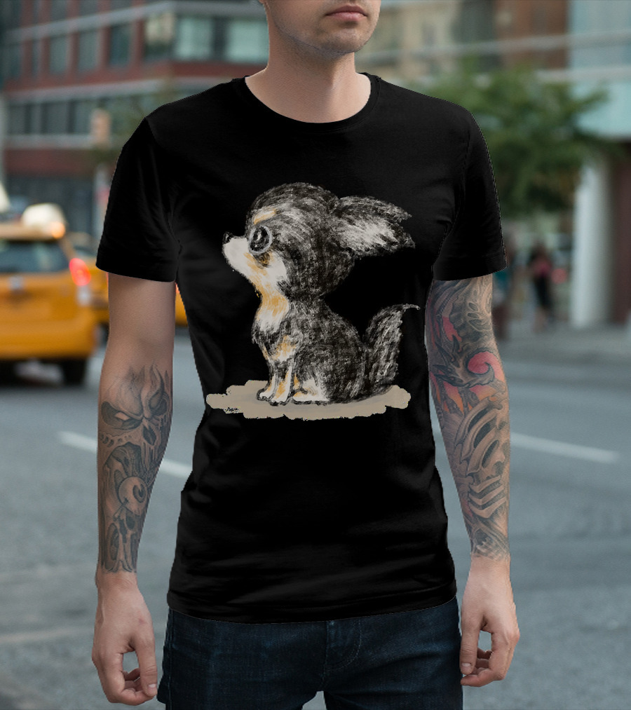 Chihuahua Sitting on Ground T-Shirt