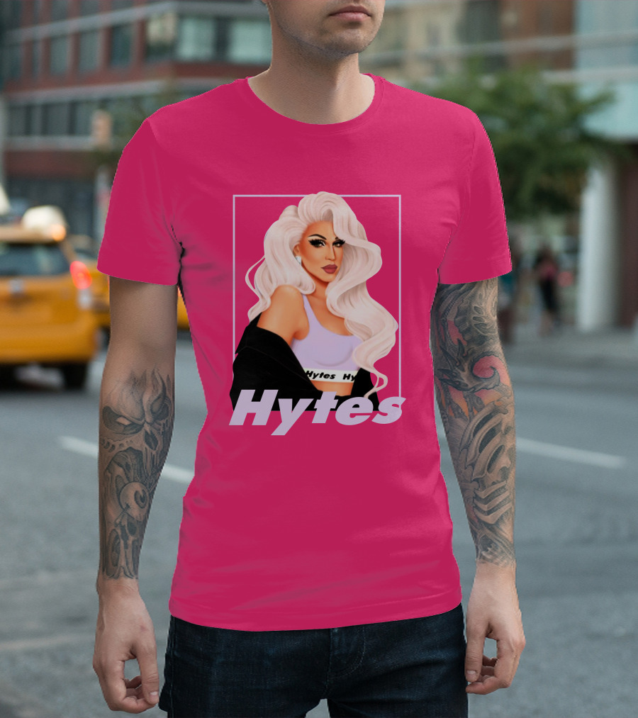 Hytes Brooke Lynn Hytes Glamorous Pink T-Shirt