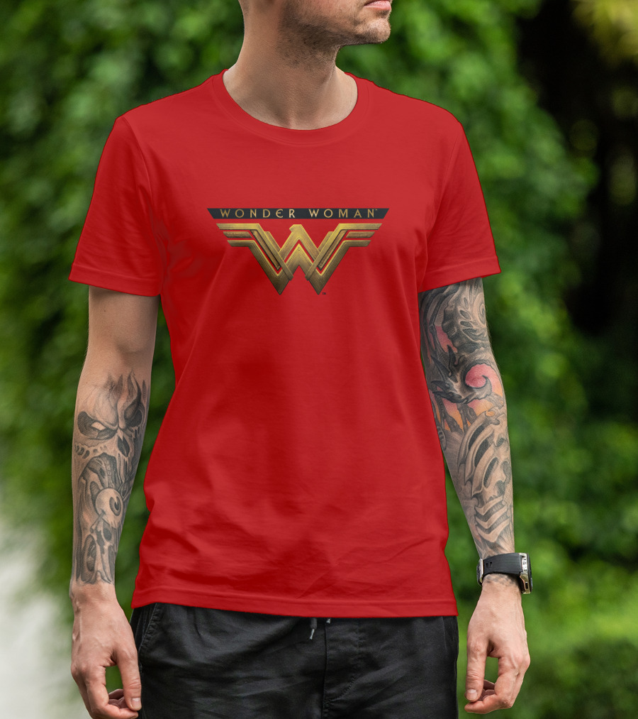 Wonder Woman Gold Emblem T-Shirt