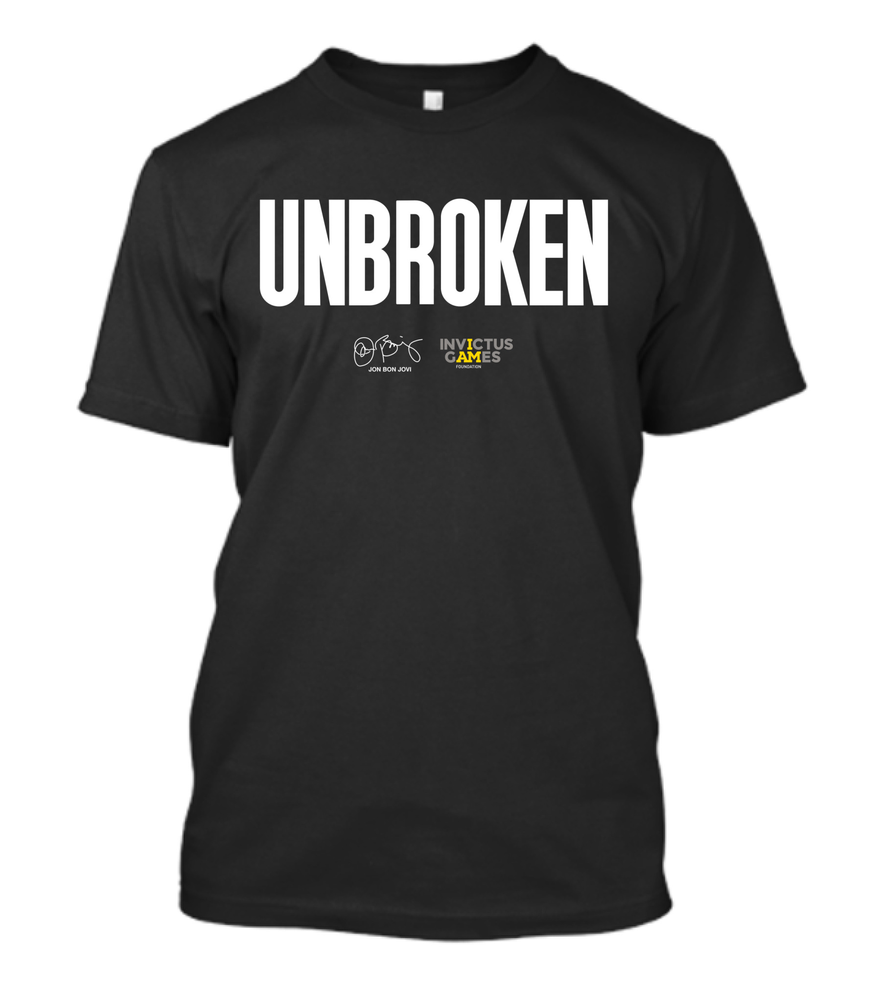 Unbroken Jon Bon Jovi Invictus Games Foundation T-Shirt