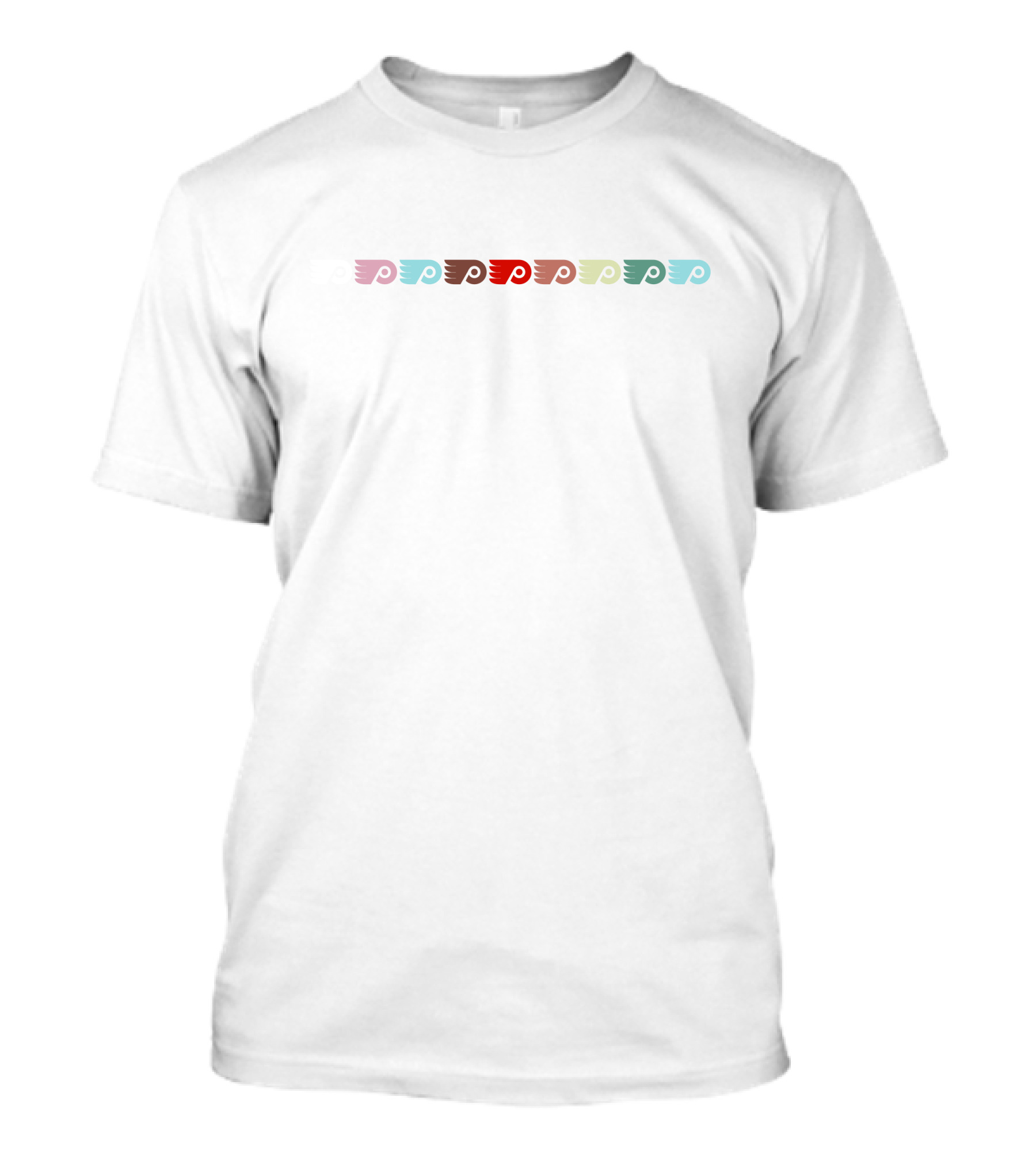 James Van Riemsdyk Pride Night Wings Rainbow Icons T-Shirt