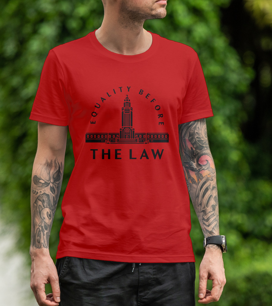 Adam Morfeld Merch Equality Before The Law Senator Megan Hunt Nebraska Capitol T-Shirt