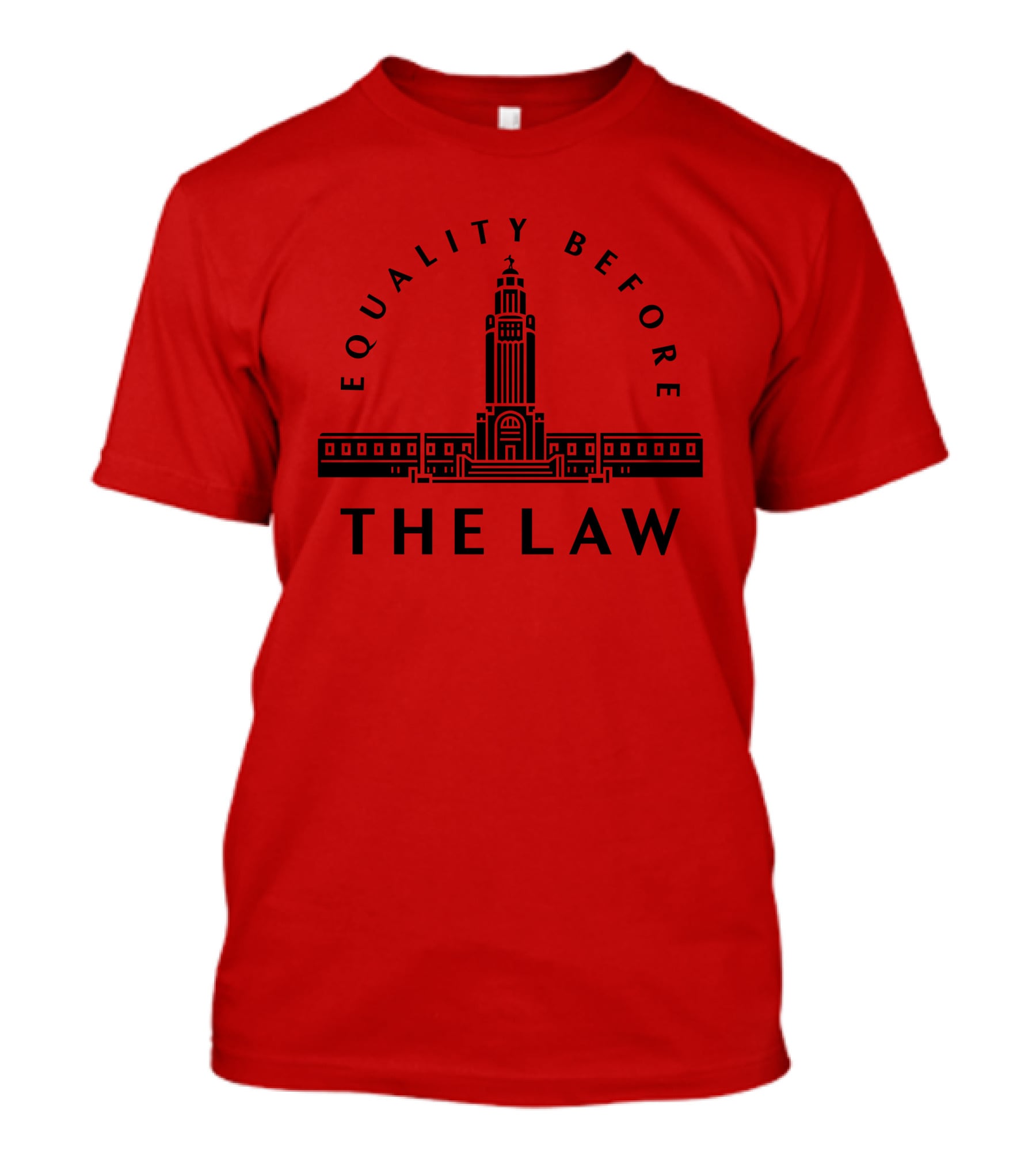 EQUALITY BEFORE THE LAW Capitol Building Emblem T-Shirt