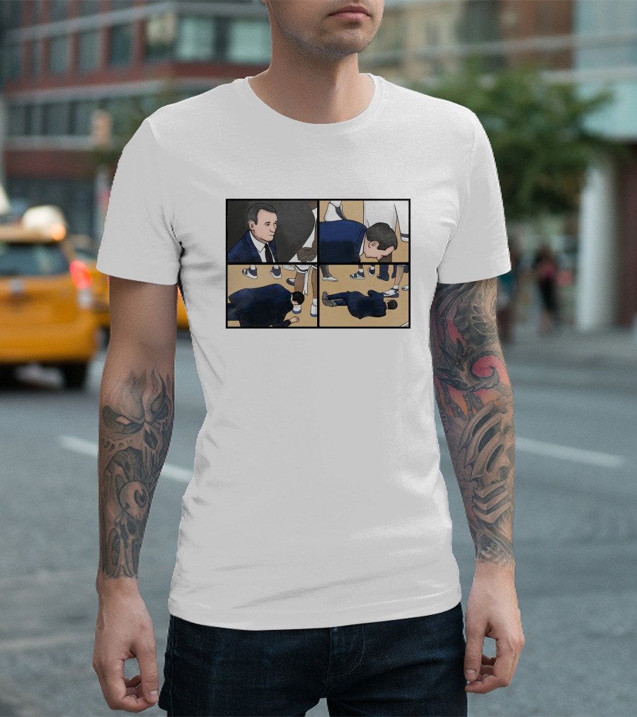 Pardon My Take Collapse Big Cat Comic Strip T-Shirt