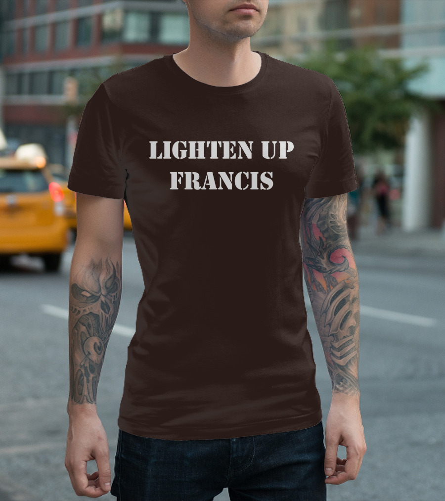Super 70s Sports Lighten Up Francis Classic Retro Phrase T-Shirt