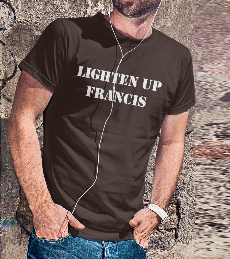 Super 70s Sports Lighten Up Francis Classic Retro Phrase T-Shirt