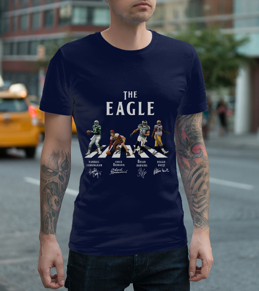 The Eagle Randall Cunningham Chuck Bednarik Brian Dawkins Reggie White NFL T-Shirt
