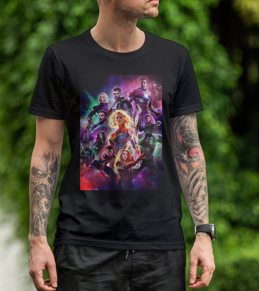 Marvel Avengers Endgame Superhero Team T-Shirt