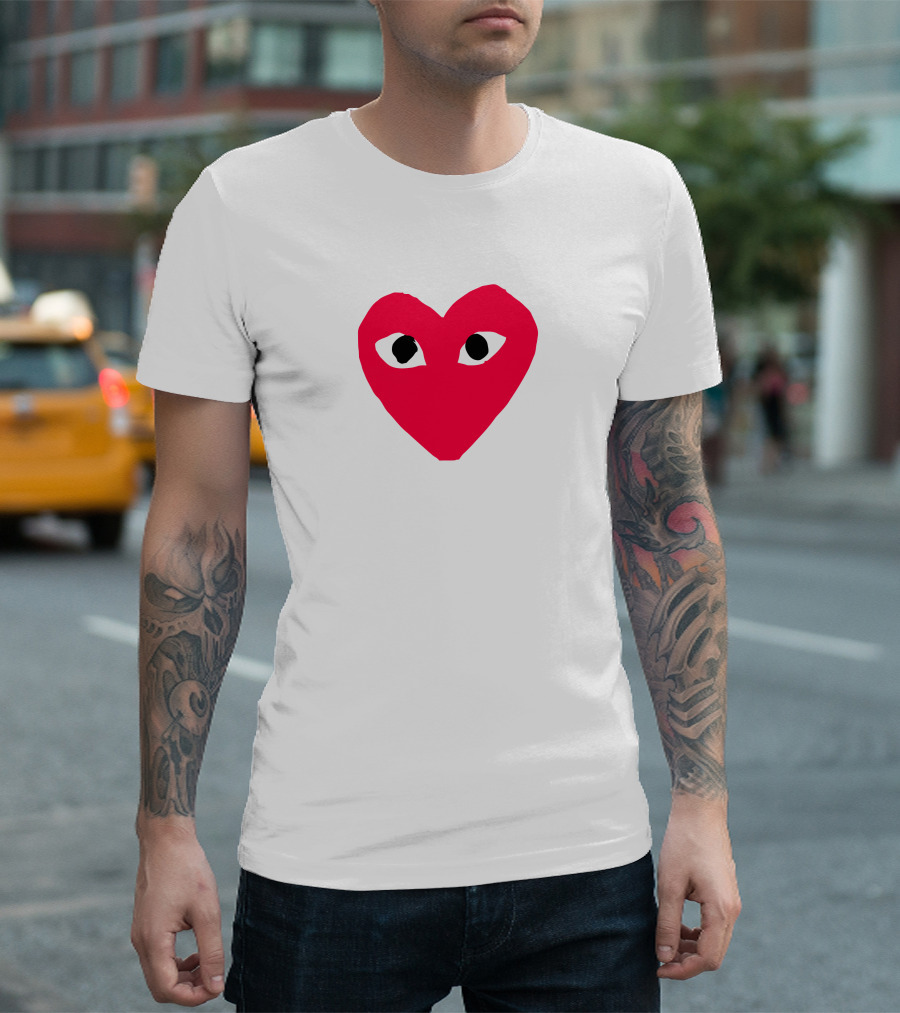 Comme des Garçons Heart Eye Logo CDG T-Shirt
