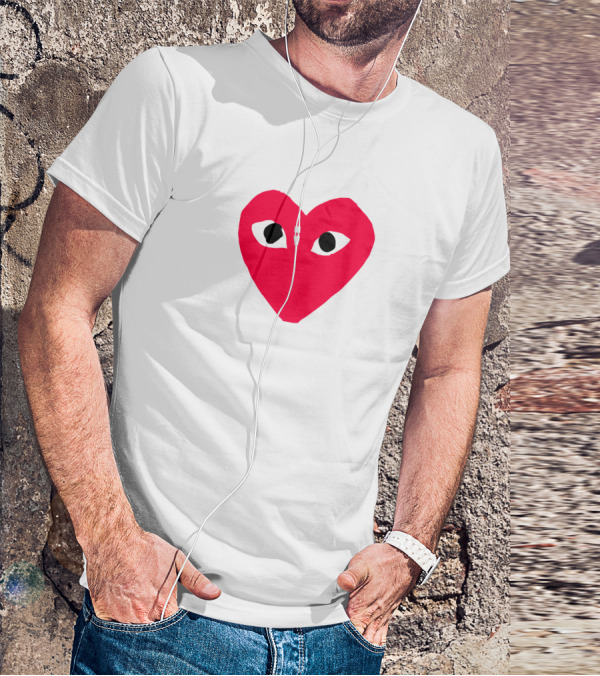 Comme Des Garçons Heart Eye Logo CDG T-Shirt