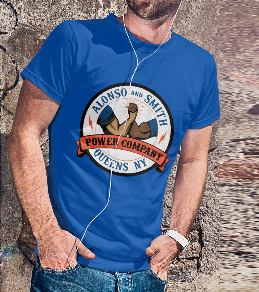 Alonso And Smith Power Company Queens NY Arm Wrestling T-Shirt